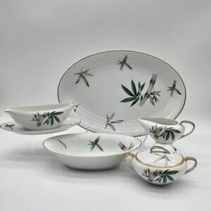 Noritake Canton 6 Piece Hostess Set Made In Japan 1950's